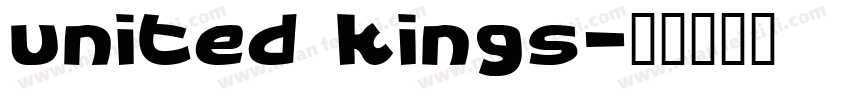 united kings字体转换